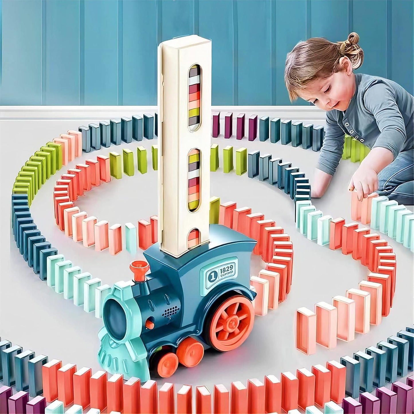 Choo-Choo Train Domino Set