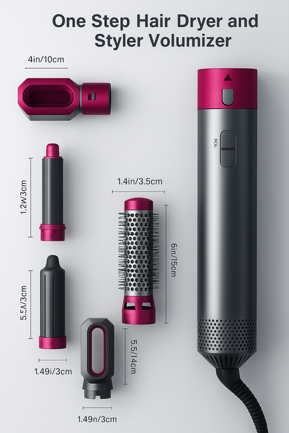 GlamPro™ 5-in-1 Hair Styler